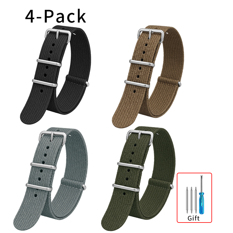 Nato Strap Nylon - Seiko ve Swatch marka saatler için