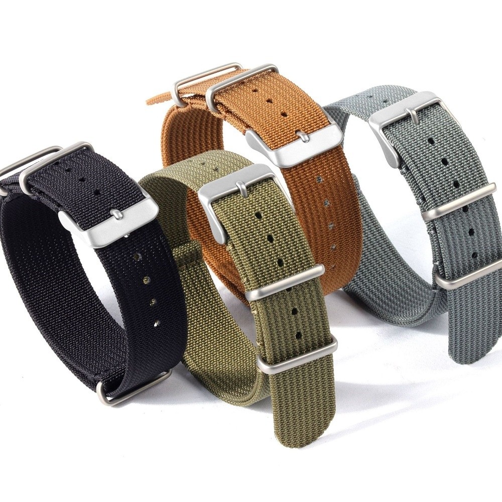 Nato Strap Nylon - 14/16/18/20/22 mm NATO Saat Kayışı, Vintage