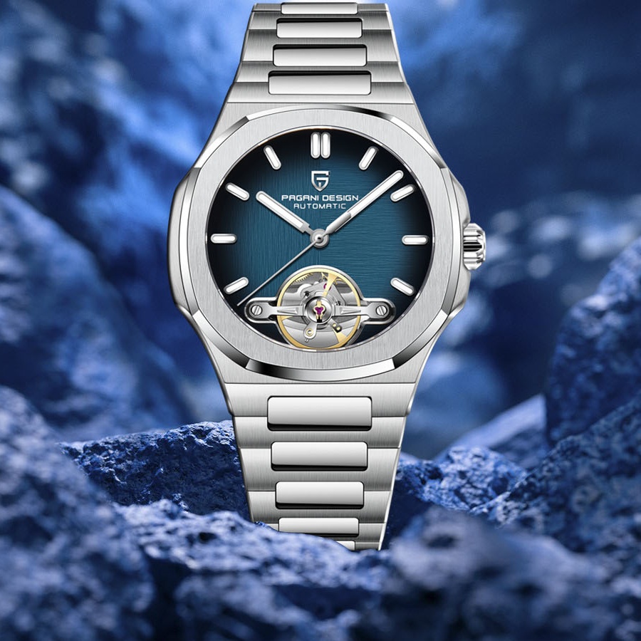 Patek Philippe Watch Nautilus - PAGANI TASARIM Yeni Mekanik Hollow-Out Tourbillon