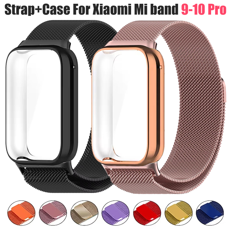 Milanese Loop Magnetic - Milanese Loop Kayış+TPU Kılıf Xiaomi Mi