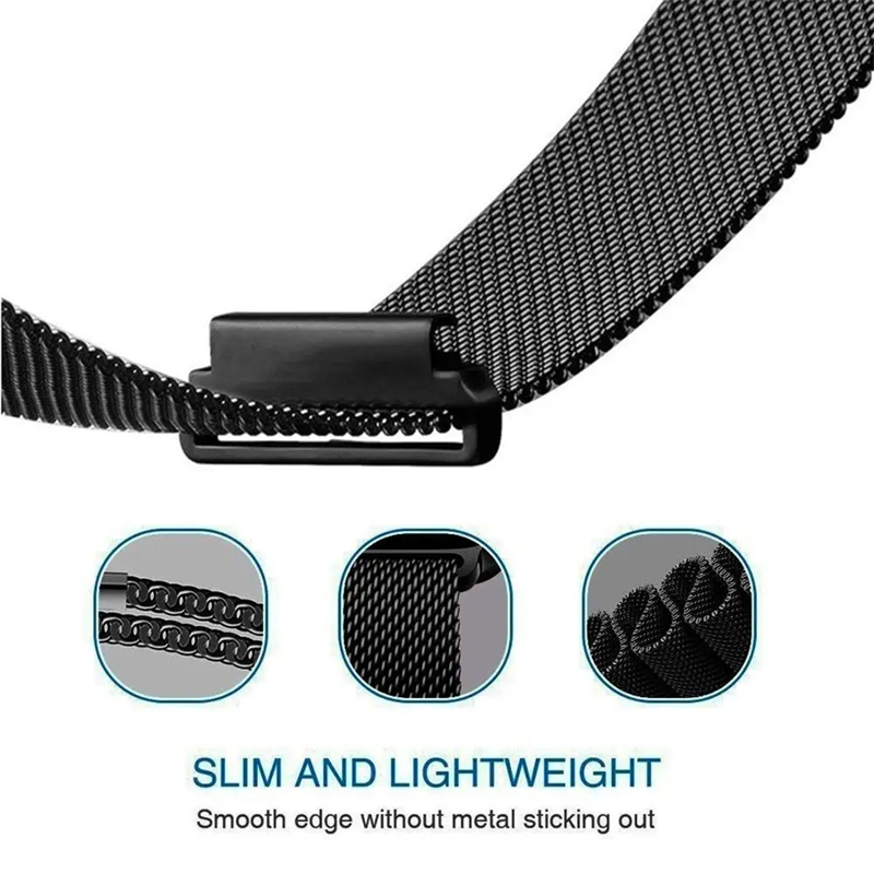Huawei Watch GT 7 Pro için Mil - Milanese Loop Magnetic incelemesi ve fiyatı