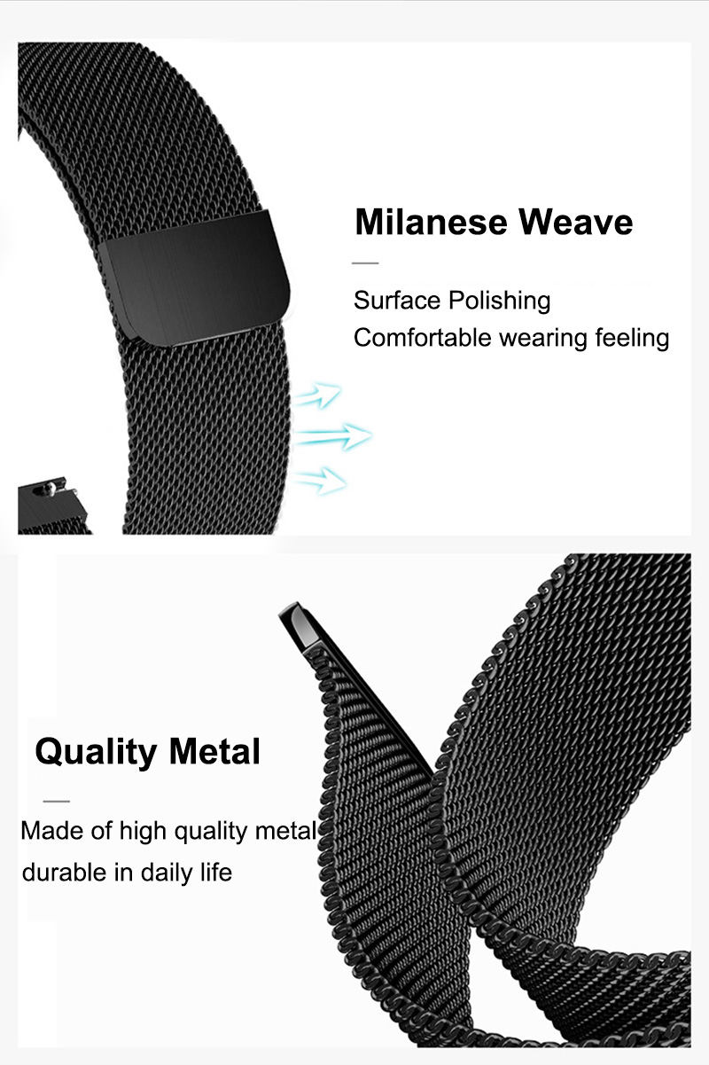 Huawei Watch GT 7 Pro için Mil - Milanese Loop Magnetic incelemesi ve fiyatı