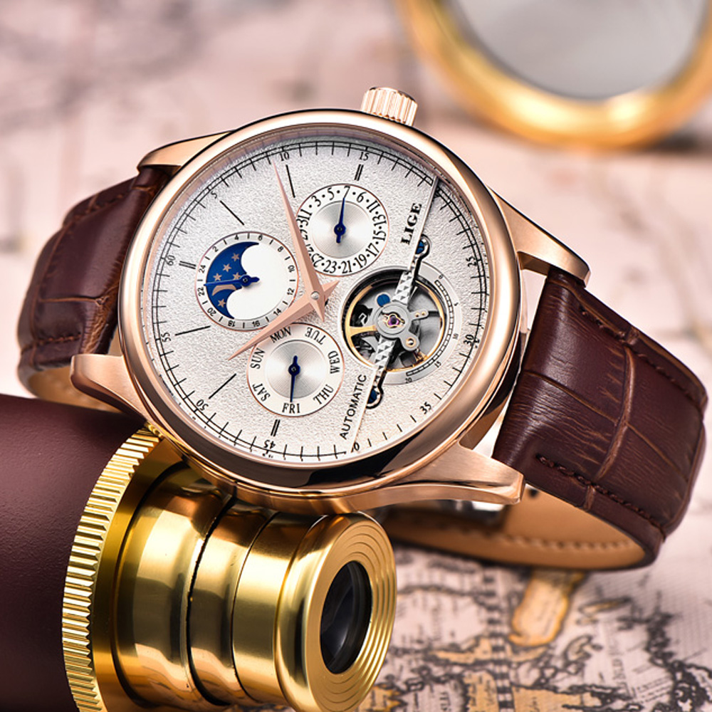 LIGE Marka Klasik Erkek Retro  - Patek Philippe Watch Nautilus incelemesi ve fiyatı