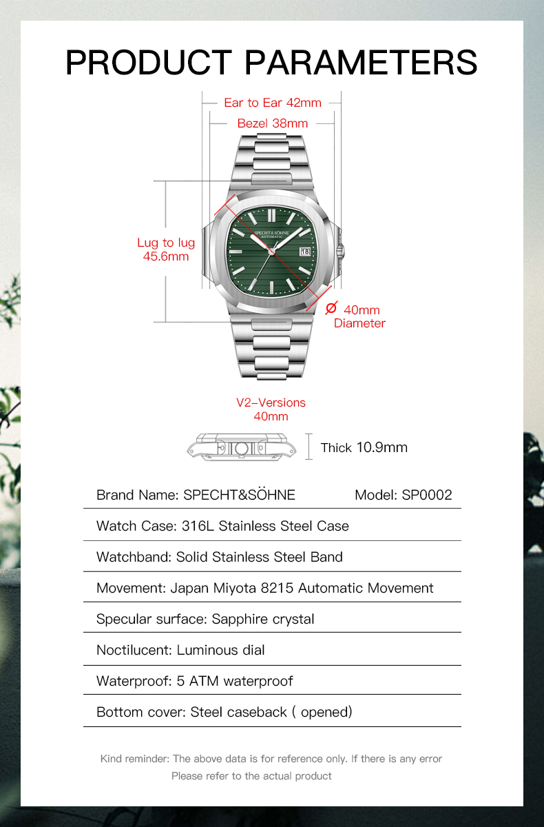 Specht & Söhne Erkekler İçin Y - Patek Philippe Watch Nautilus incelemesi ve fiyatı