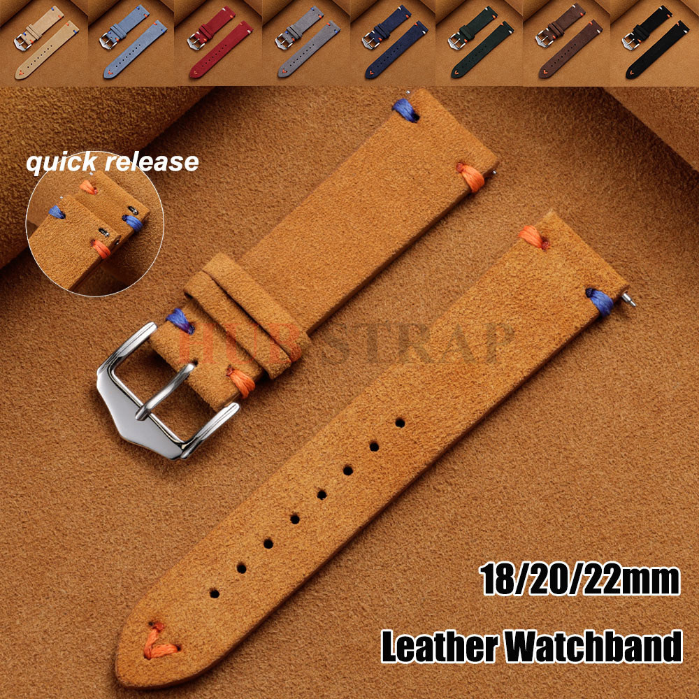 18mm 20mm 22mm Süet Deri Kayış - Suede Strap Watch incelemesi ve fiyatı