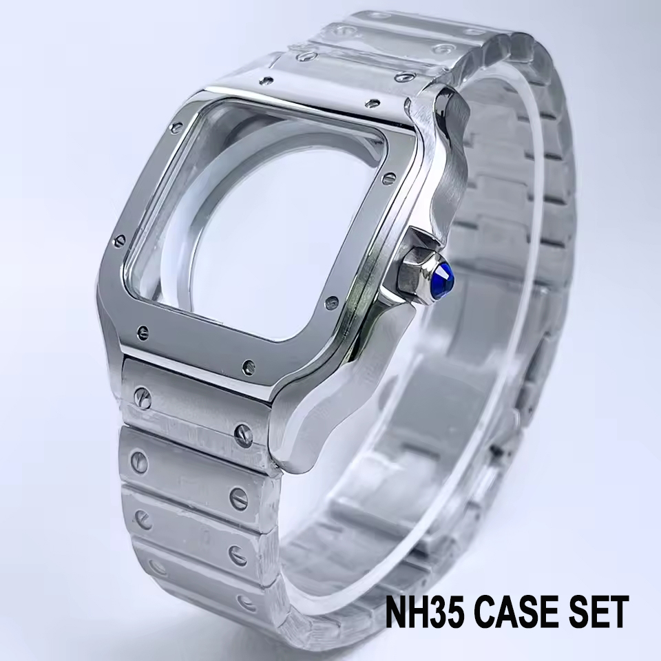 38 mm NH35 kasası, 316L cilalı - Cartier Watch Santos incelemesi ve fiyatı